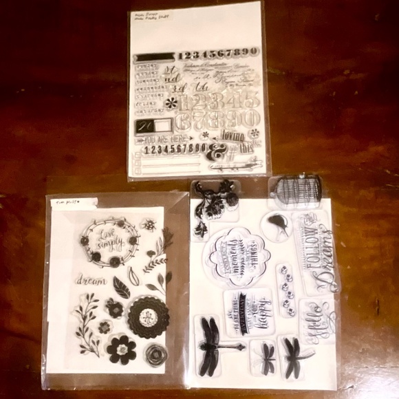 Craft Bundle- Clear Stamps - Tim Holtz, Inkadinkado, Stampabilities, Hero + more - Picture 2 of 5